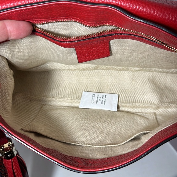 Gucci EUC - Red Crossbody - Authentic Verified. PRICE FIRM - Picture 10 of 11